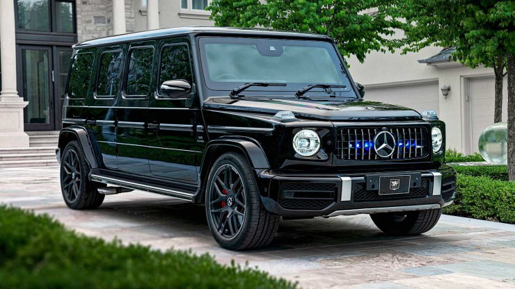 لیموزین زره‌پوش مرسدس AMG G63 با تیونینگ اینکاس معرفی شد