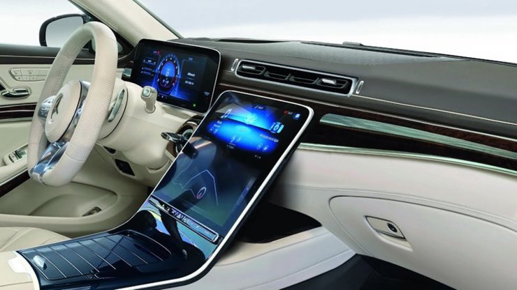 Mercedes Benz s class interior 2021 کابین مرسدس بنز کلاس اس