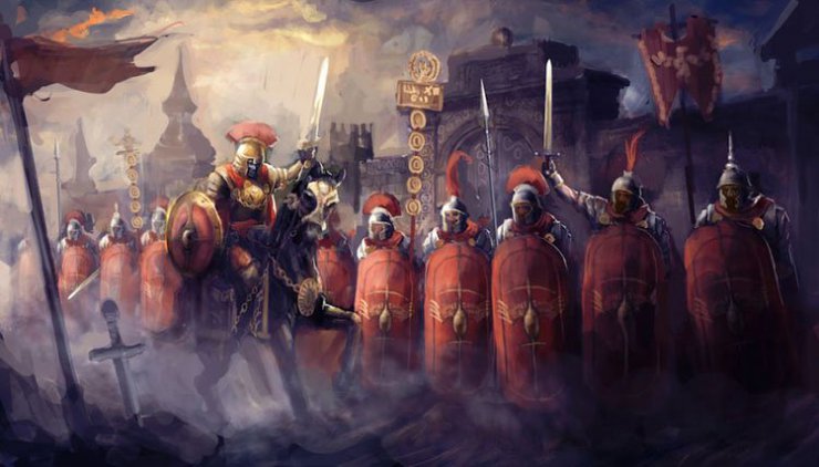Roman soldiers