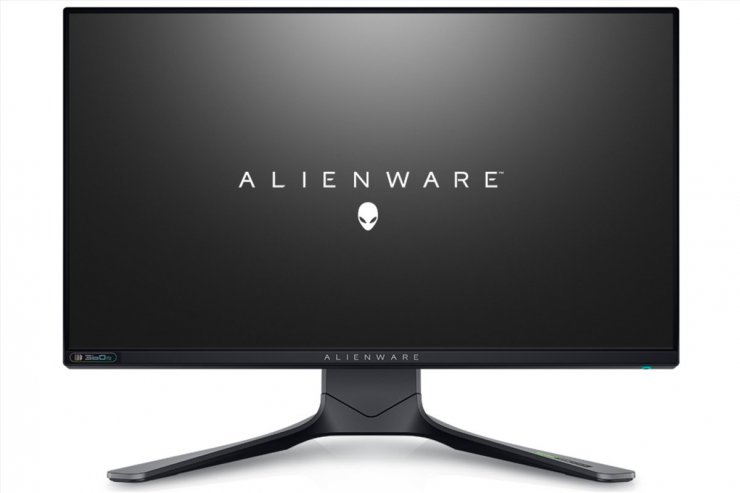 مانیتور 360 هرتز Alienware 25 از نمای جلو