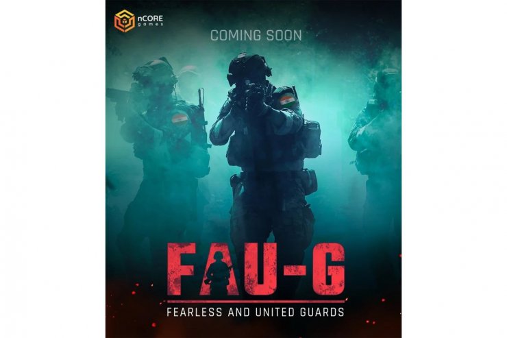پوستر بازی FAU-G جایگزین هندی پابجی موبایل / PUBG Mobile