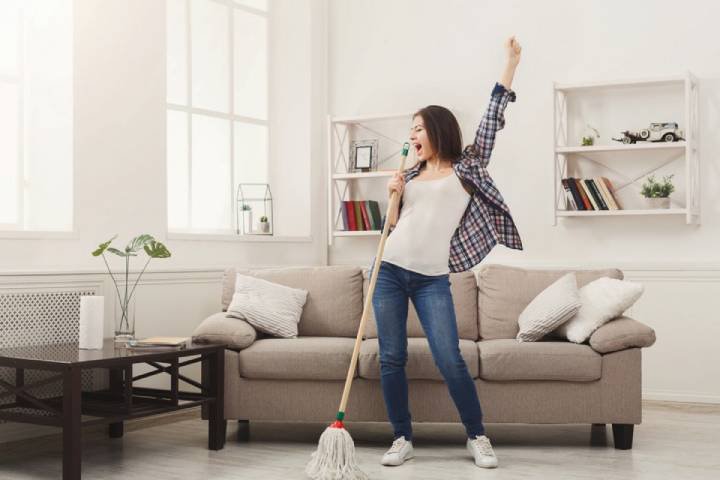 تمیز نگه داشتن خانه برای افزایش ظرفیت ریه