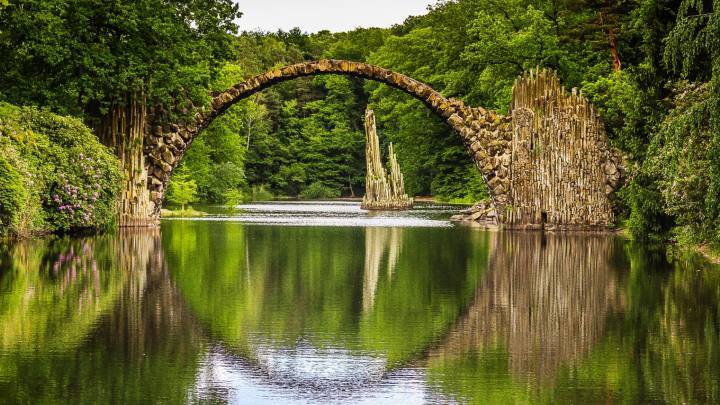 پل اهریمنِ Rakotzbrücke در آلمان - ترسناک ترین پل های جهان