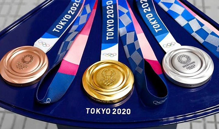 مدال‌های المپیک توکیو تهیه شده از مواد بازیافتی