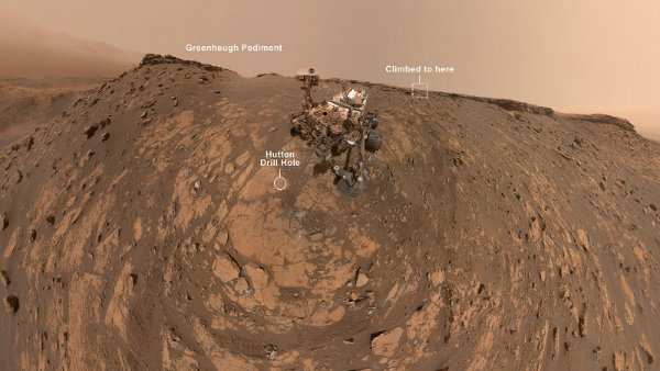 مریخ نورد کنجکاوی چگونه از خود سلفی می گیرد