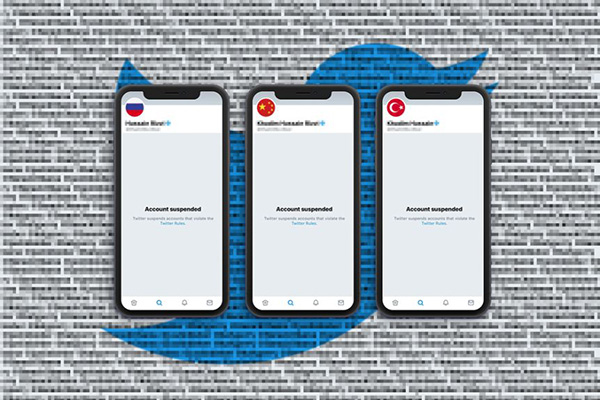 توییتر ۳۲ هزار اکانت جعلی وابسته به روسیه، چین و ترکیه را حذف کرد