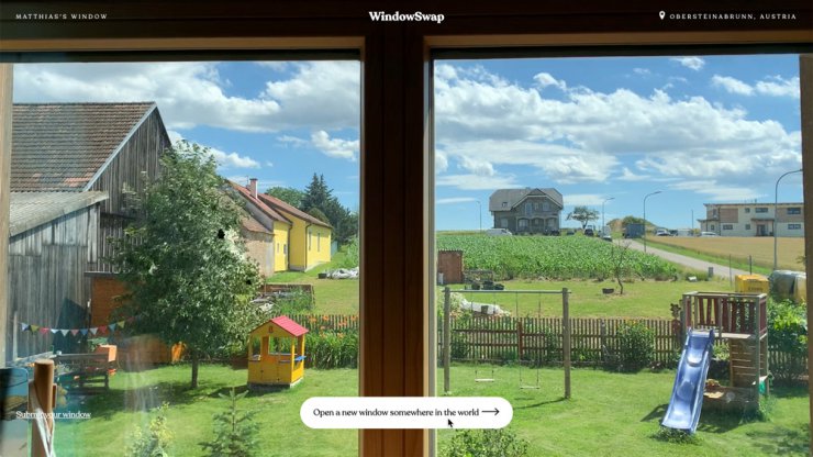 با WindowSwap پنجره‌ای به آنسوی دنیا باز کنید
