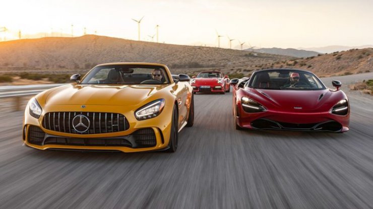 رقابت داغ پورشه 911 توربو S، مک لارن 720S و مرسدس AMG GT R در بازار سرد صنعت خودروسازی جهان