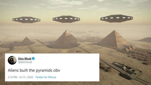 واکنش مصر به ادعای تازه ایلان ماسک در مورد مشارکت فضایی‌ها در ساخت اهرام ثلاثه