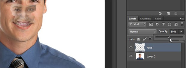 تغییر چهره در فتوشاپ