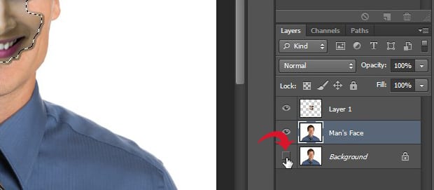 تغییر چهره در فتوشاپ