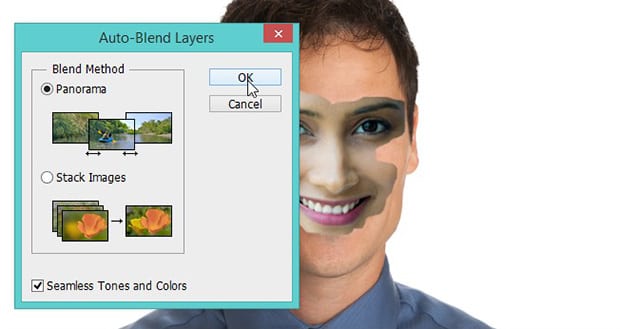 تغییر چهره در فتوشاپ