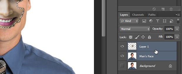 تغییر چهره در فتوشاپ