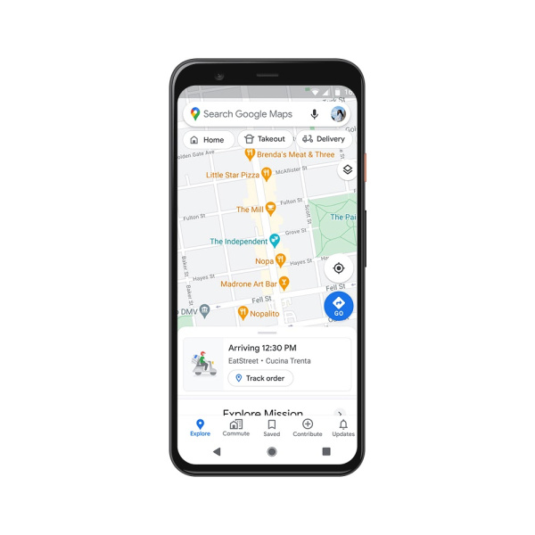 نقشه گوگل حالا میزان شلوغی حمل‌ونقل عمومی و زمان رسیدن پیک غذا را نشان می‌دهد