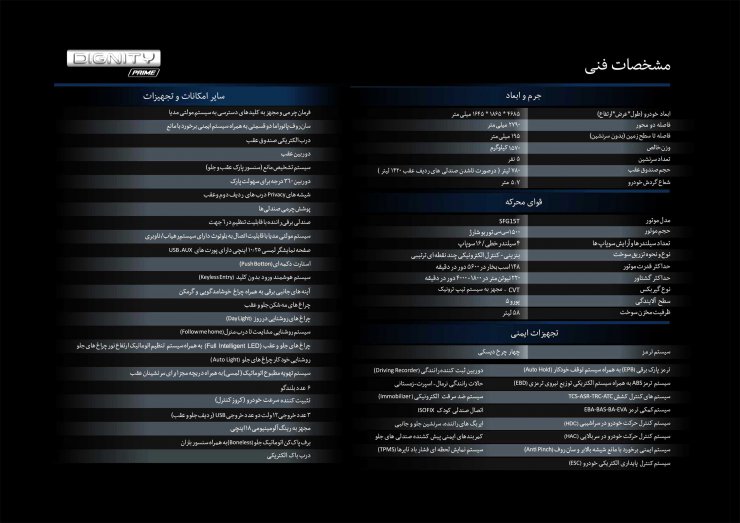 نگاهی به مشخصات فنی دیگنیتی؛ کراس‌اوور جدید گروه بهمن