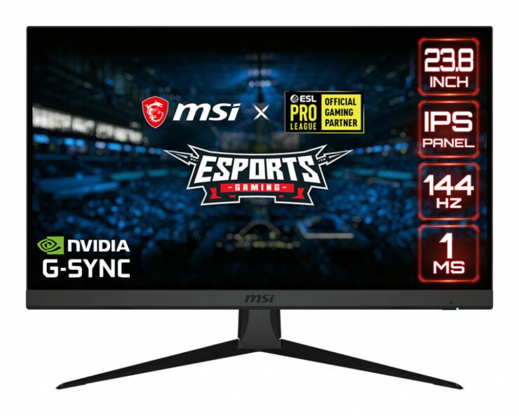 MSI از مانیتور گیمینگ Optix G242 با پنل ۱۴۴ هرتزی رونمایی کرد