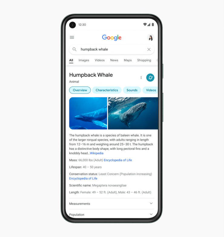 گوگل ظاهر صفحه جستجو در موبایل را تغییر می‌دهد