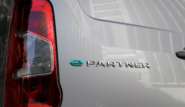 ون برقی پژو e Partner با باتری 50 کیلووات ساعتی و برد 275 کیلومتر معرفی شد