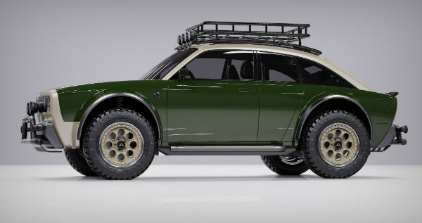 آلفا موتور JAX معرفی شد؛ یک کوپه شاسیبلند برقی برای فتح مسیرهای آفرود