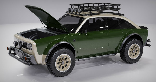 آلفا موتور JAX معرفی شد؛ یک کوپه شاسیبلند برقی برای فتح مسیرهای آفرود