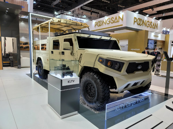 کانسپت‌های نظامی کیا در نمایشگاه IDEX امارات متحده عربی رونمایی شدند