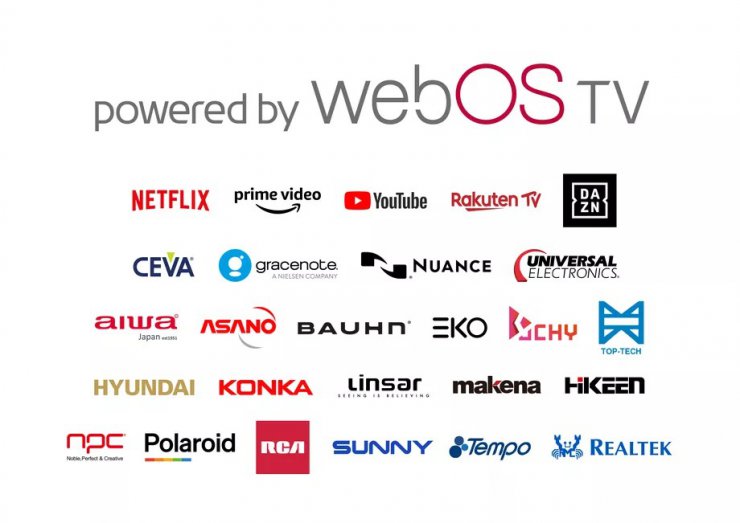 ال‌جی به سایر تولیدکنندگان تلویزیون اجازه استفاده از پلتفرم webOS را خواهد داد