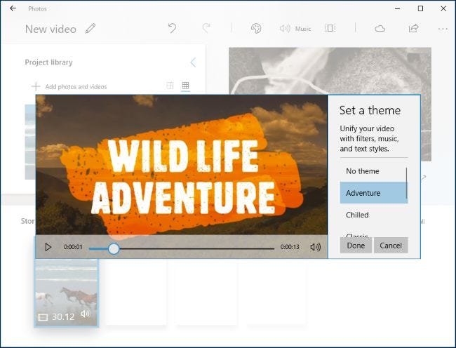 ویرایش فیلم با برنامه Video Editor