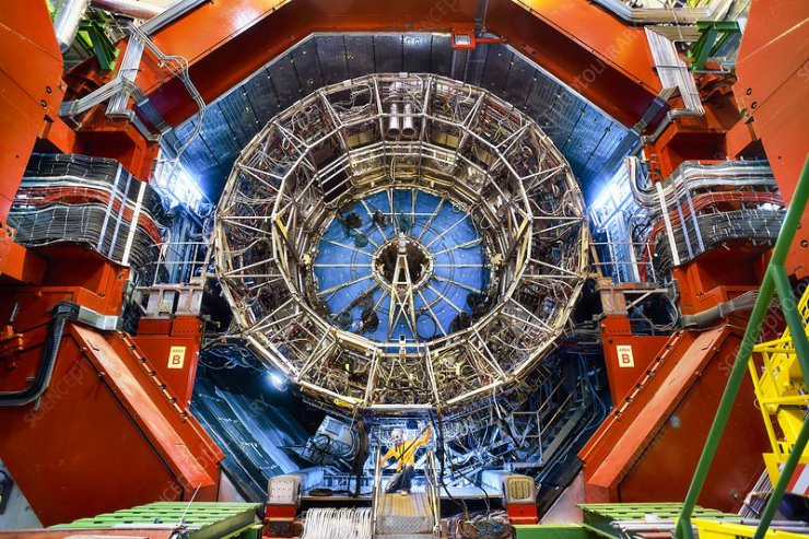 ALICE detector during Long Shutdown 2 at CERN - Stock Image - C046/2658 - Science Photo Library