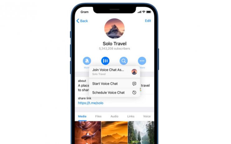 نسخه جدید تلگرام با امکان زمان‌بندی چت‌های صوتی از راه رسید
