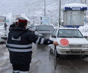 بارش برف و باران در جاده های 8 استان