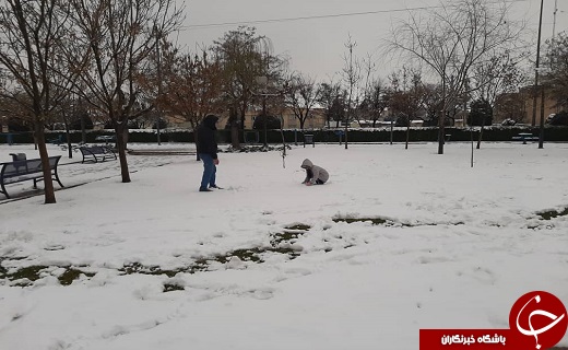 شادی‌های کودکانه در یک روز برفی