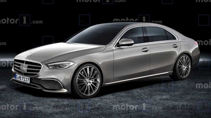 رندر فاش شده از Mercedes Benz S Class 2021