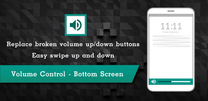 دانلود Volume Control - Bottom Screen 1.2.1 - برنامه کلید مجازی کنترل ولوم دستگاه اندروید دانلود Volume Control - Bottom Screen 1.2.1 - برنامه کلید مجازی کنترل ولوم دستگاه اندروید