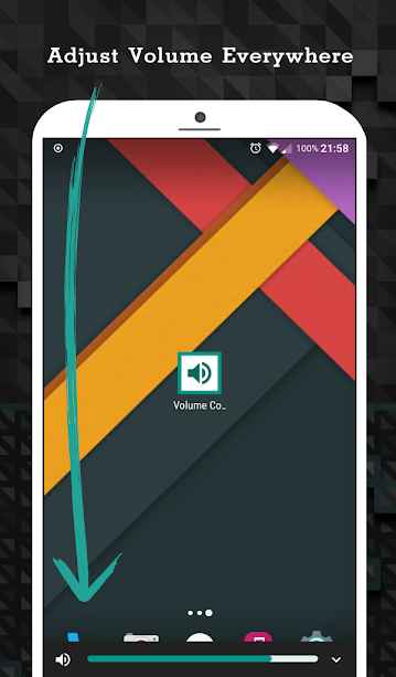 دانلود Volume Control - Bottom Screen 1.2.1 - برنامه کلید مجازی کنترل ولوم دستگاه اندروید Instagram 9.5.5