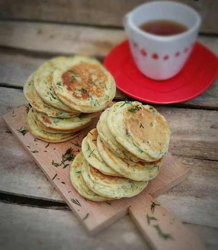 پنکیک سبزیجات یک شام سبک و فوق العاده + طرز تهیه
