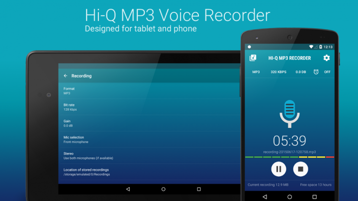 دانلود Hi-Q MP3 Voice Recorder Pro 2.3-b5 - برنامه ضبط صدا با کیفیت بالا