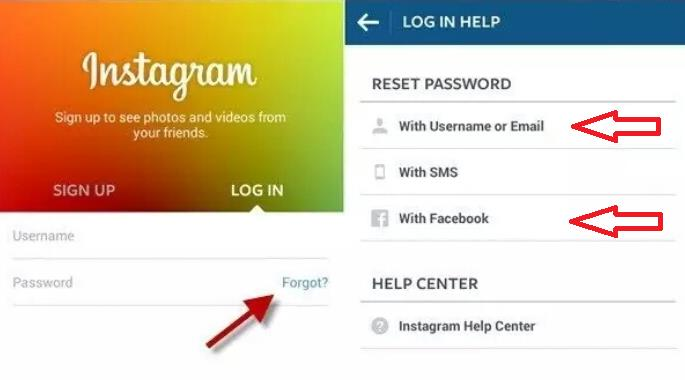 رمز عبور اینستاگرام را چگونه بازیابی کنیم؟