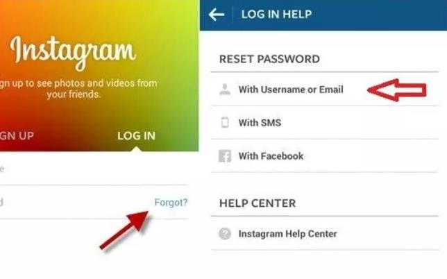 رمز عبور اینستاگرام را چگونه بازیابی کنیم؟