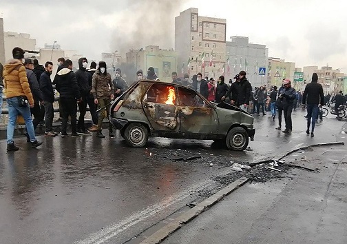 ناآرامی‌های آبان ۹۸ در خیابان