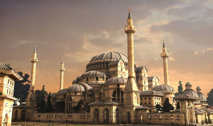 از کلیسای ایاصوفیه در قسطنطنیه تا مسجدی در استانبول