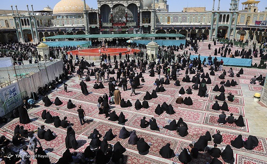 جلوه هایی از عزاداری تاسوعای حسینی در قم به قلم دوربین