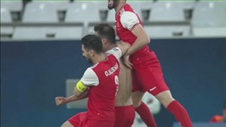 گل اول پرسپولیس به السد مورخ ۶ مهر ۹۹ + فیلم