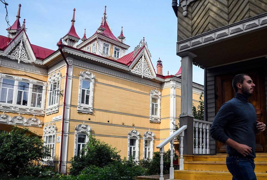 معماری منحصربه‌فرد خانه‌های چوبی در سیبری