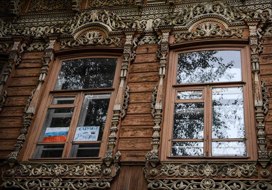 معماری منحصربه‌فرد خانه‌های چوبی در سیبری
