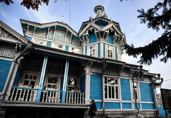 معماری منحصربه‌فرد خانه‌های چوبی در سیبری
