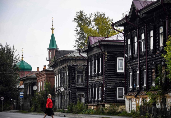 معماری منحصربه‌فرد خانه‌های چوبی در سیبری