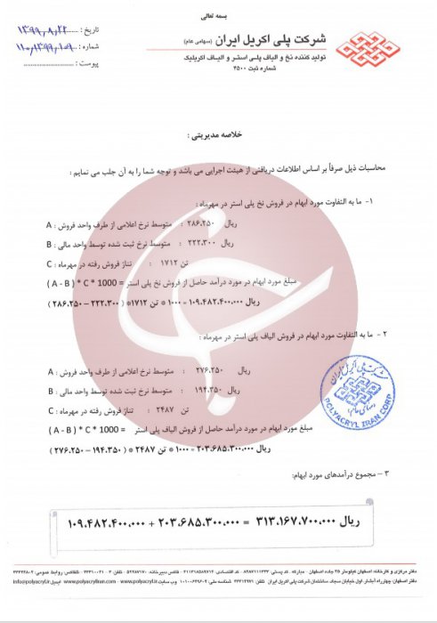 دست های پشت پرده، در تلاش برای از هم گسستن دوباره تار و پودهای شپلی / چه کسی از زیان ده نشان دادن پلی اکریل ایران سود می کند؟