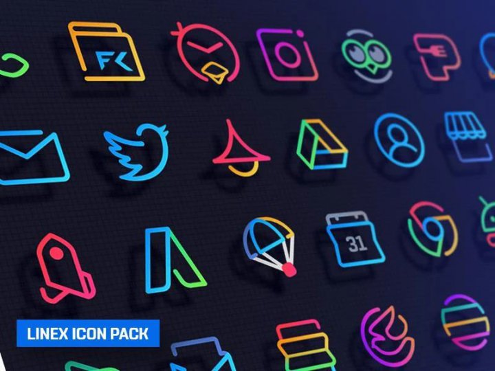 دانلود LineX Icon Pack