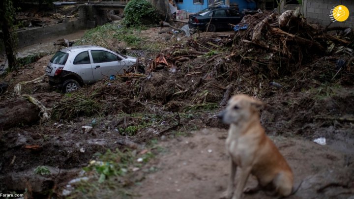 (تصاویر) خسارات سیل در ریودوژانیرو