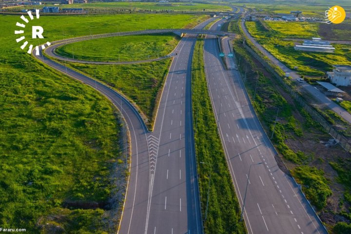 تصاویر هوایی از اربیل پس از مقررات منع تردد